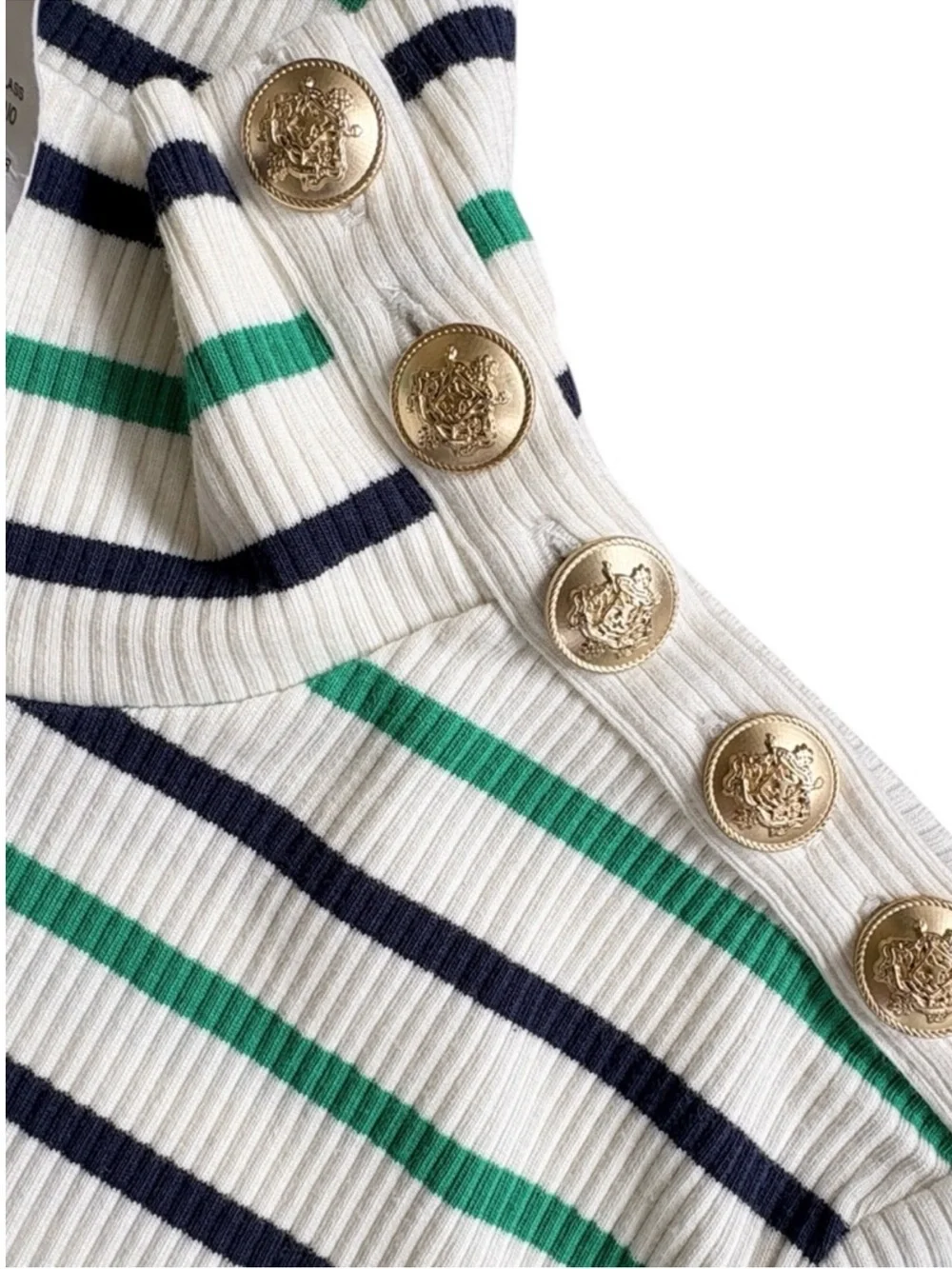 NWT J. Crew Ribbed Turtleneck With Buttons Size XS Retail $79.50
